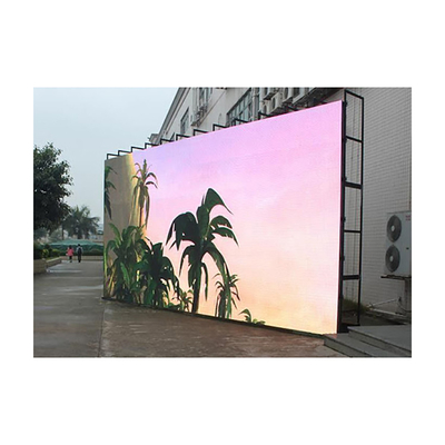 屋外P4.81高い明るさはレンタル広告によって導かれたビデオ壁のための表示画面のキャビネット500*500 Mmを導いた