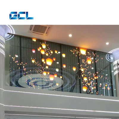 IP42 格付け P4mm 固定式 固定式 透明 LED ディスプレイ ランドマークビル