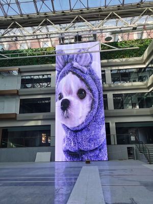 GCL 室内カーテン 透明 LED 壁 地下鉄駅広告