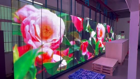 エレベーター GCL 室内超薄透明LEDディスプレイ P15.625 音楽ビデオのための透明LEDディスプレイ