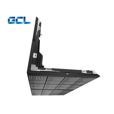 500*1000mm パネルサイズ 屋外透明LEDディスプレイカーテン LEDビデオメッシュ