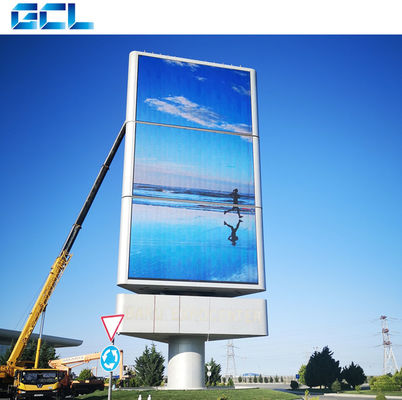 オーダーメイドサイズ 高明るさ P6 標準的な電源付きの屋外フロントLED画面