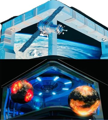 カーブ型柔軟な丸型屋外固定LEDディスプレイ P 4/P5.7 方法屋外ディスプレイスクリーン