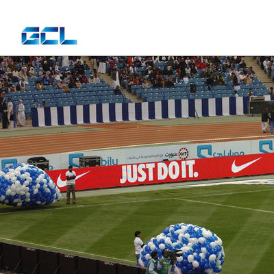 スチールキャビネット P10 スタジアム周辺 LED ディスプレイ E スポーツ ディスプレイ スクリーン 大規模なサッカースタジアム用