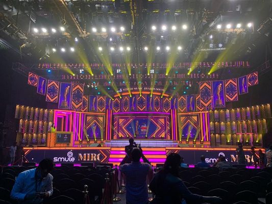 P3.91 P10.4mm レンタル/コンサート 開始 イベント 向け 屋外 メッシュ LED ディッドスプレイ スクリーン