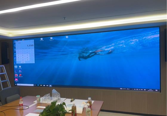 超スリム室内固定LEDビデオウォール フロントメンテナンスサービス 500*750mm 500*1000mm LEDパネル