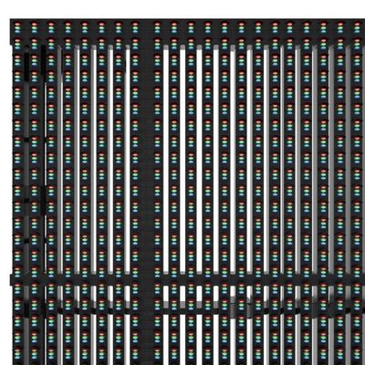 IP65 シルバーP15.6 高リフレッシュレート透明LEDディスプレイボード