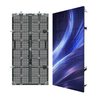 P10.4 屋外レンタリング 透明LEDディスプレイ P3.9-7.8 フルカラーLEDステージスクリーン