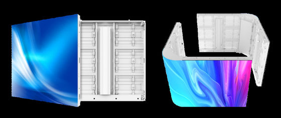 高明るさ 屋外軽量LED広告ディスプレイ GCL GA P4 6500-8000nits 480*320mm モジュール 960*960mm パネル