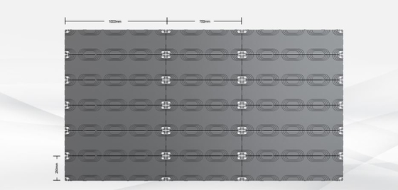 Ghalo シリーズ 1000*250mm 750*250mm 屋内 HD LED ビデオウォール P1.5 P1.953mm 様々な形状