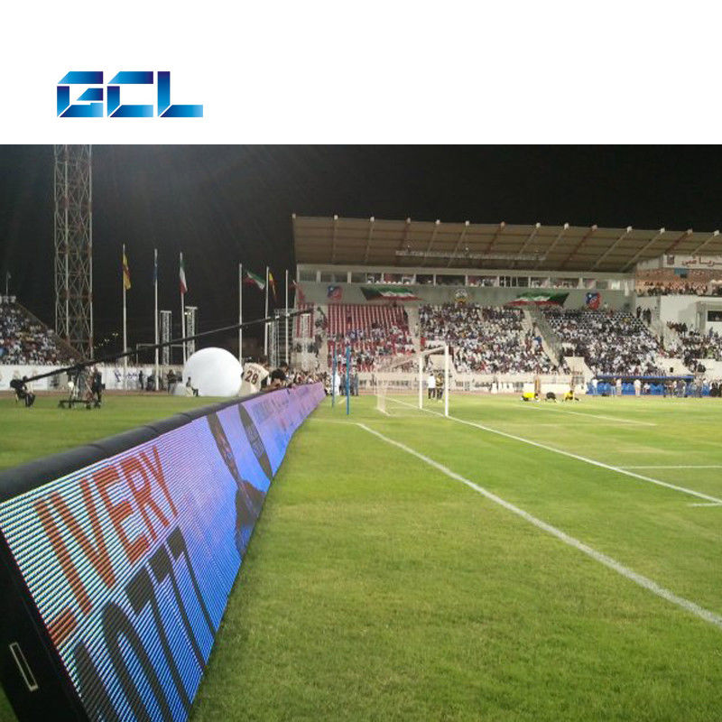 スチールキャビネット P10 スタジアム周辺 LED ディスプレイ E スポーツ ディスプレイ スクリーン 大規模なサッカースタジアム用