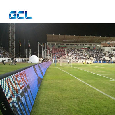 P10 スチールキャビネット スタジアム 周辺 エレクトロニクス スポーツ 大規模なサッカースタジアム イベントのためのLEDディスプレイ画面