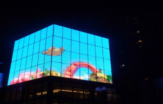 良い値段 DIP P15.6 Outdoor Thin, Lightweight And High Light Transmittance Grille Display For Glass Curtain Wall Installation オンライン