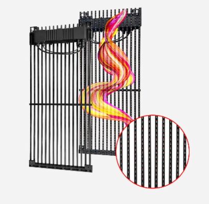 屋外高透過率 IP65保護 Gmesh-T グリッドスクリーン、ビルファサード用フロントメンテナンス設計